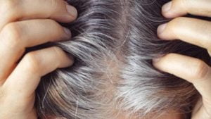 How to remove yellow from gray hair
