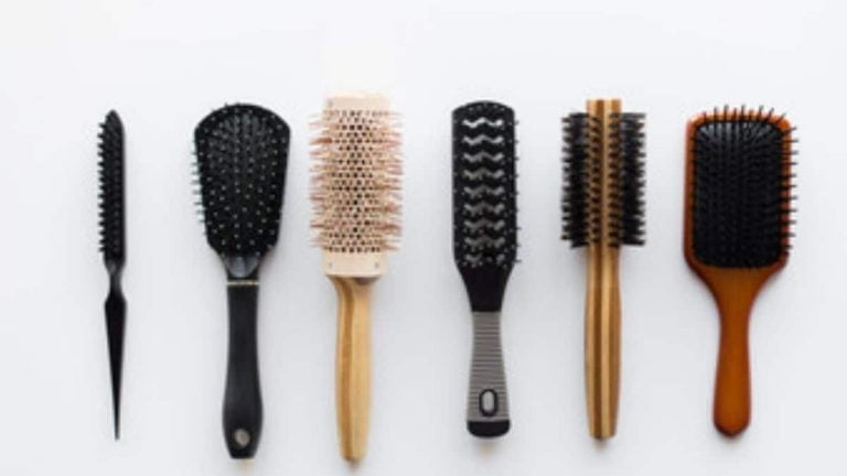 When were hairbrushes invented?