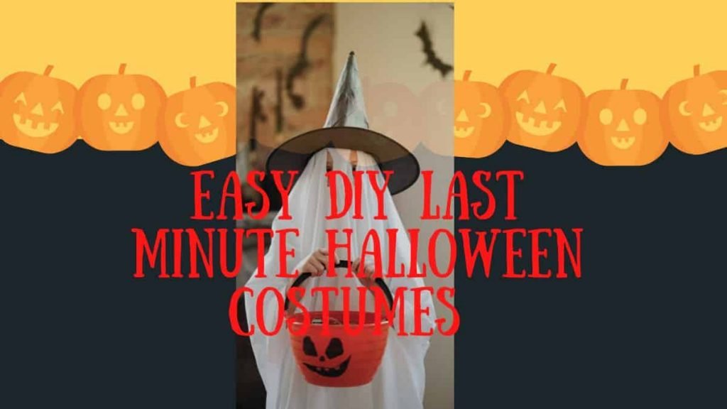 Easy DIY Last Minute Halloween Costumes