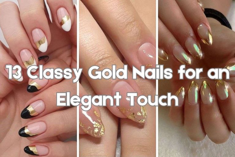 13 Classy Gold Nails for an Elegant Touch: A Stunning Trend