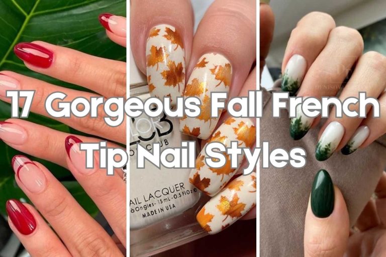 17 Gorgeous Fall French Tip Nail Styles to Embrace the Season