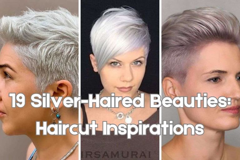 19 Silver-Haired Beauties + Haircut Inspirations for a Stunning Look