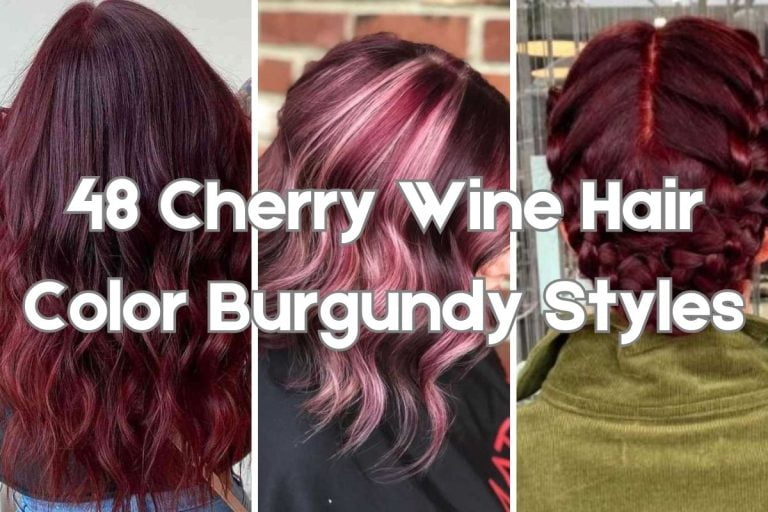 48 Cherry Wine Hair Color Burgundy Styles: Embrace the Bold Elegance