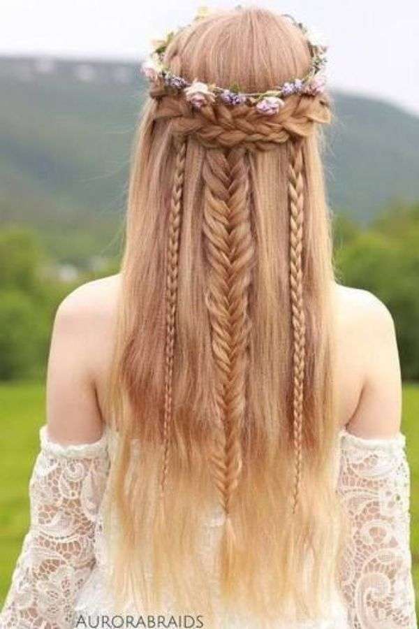 Bohemian Twisted Updo
