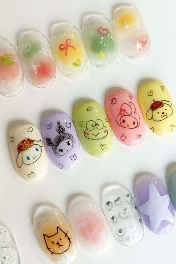 27 Whimsical Sanrio Acrylic Nail Designs to Elevate Your Style - ReenaSidhu