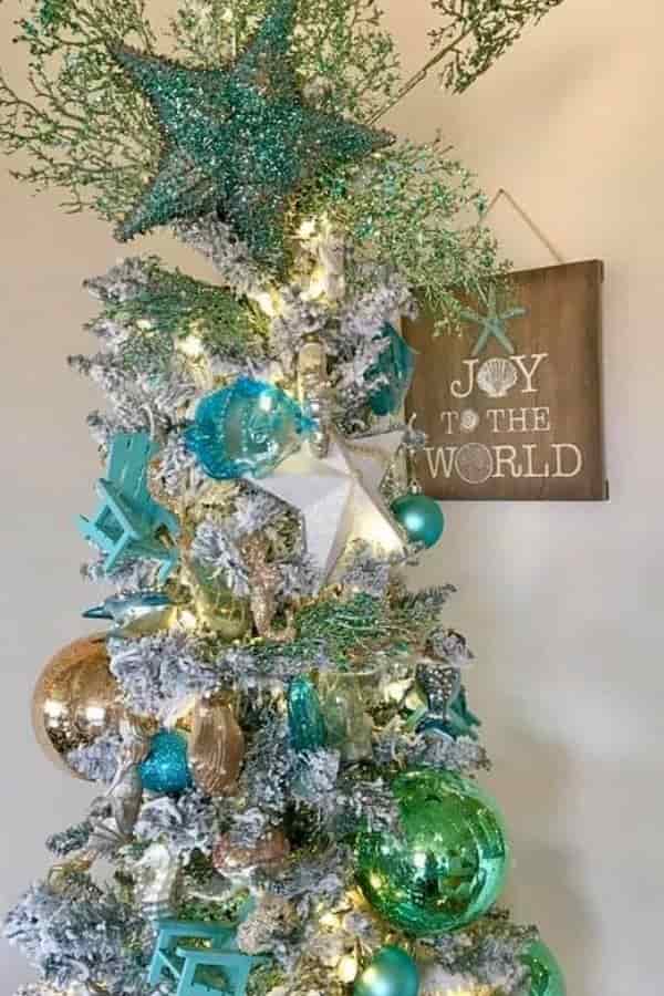 Coastal Vibes Christmas Tree Decoration Ideas