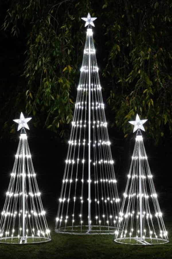 Fairy Lights and LED Strands Christmas Tree Decor Ideas