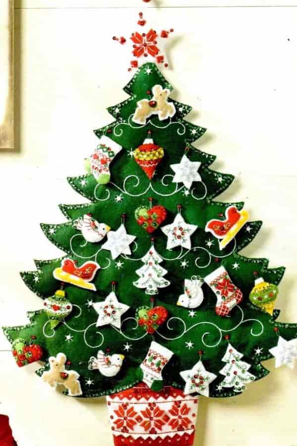 Felt Creations Christmas Tree Decoration Ideas