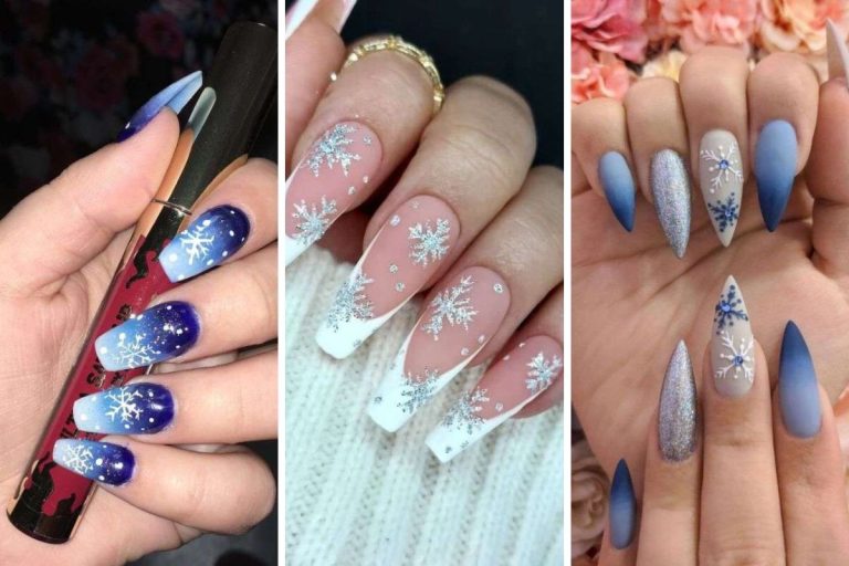Snowflake Nails: 45 Breathtaking Designs for the Perfect Winter Manicure