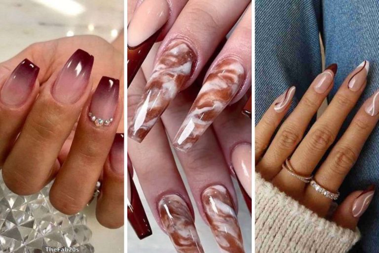 29 Cherry Mocha Nail Ideas to Elevate Your Style