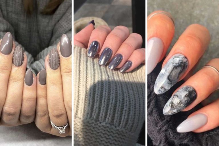 29 Gorgeous Gray Winter Nails for a Sophisticated Seasonal Look