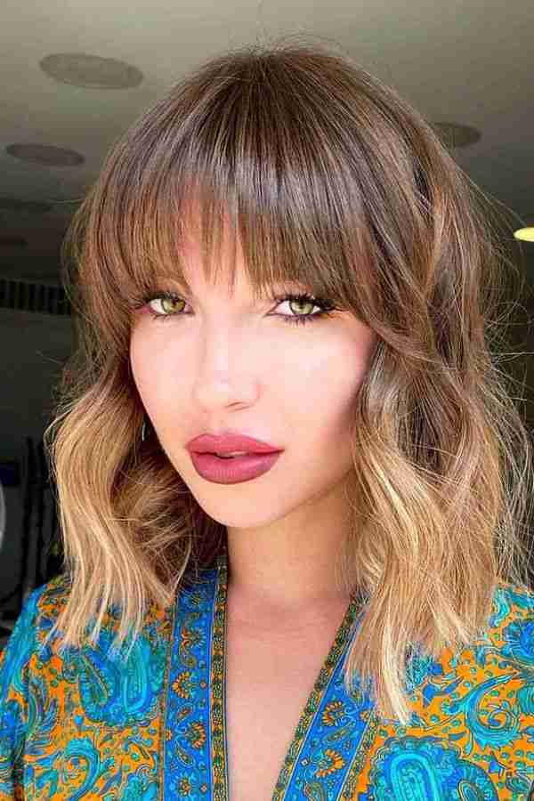 Unlock Your Signature Look: 29 Shaggy Lob with Bangs Round Faces Ideas ...