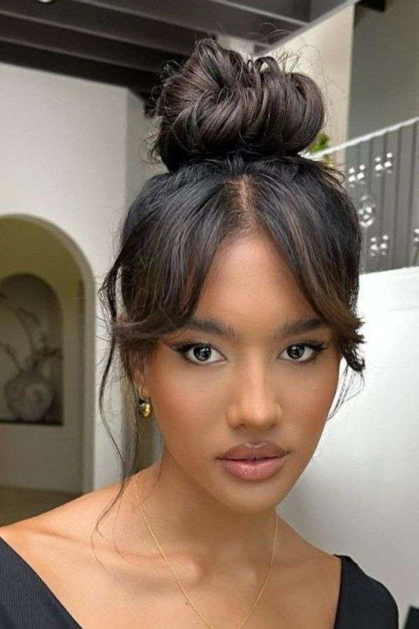 Unlock Elegance 45 Curtain Bang Hairstyle Trends To Elevate Your Look 