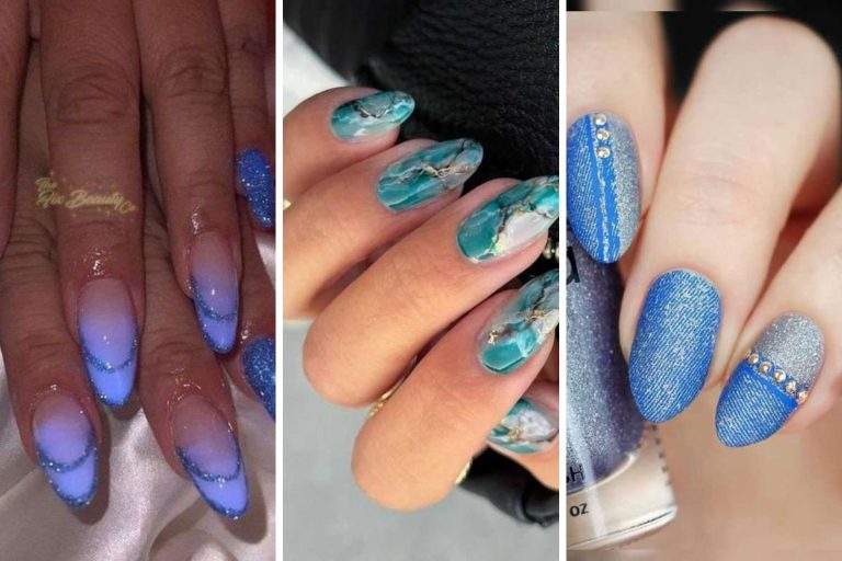 45 Dazzling Blue Nail Ideas to Elevate Your Style
