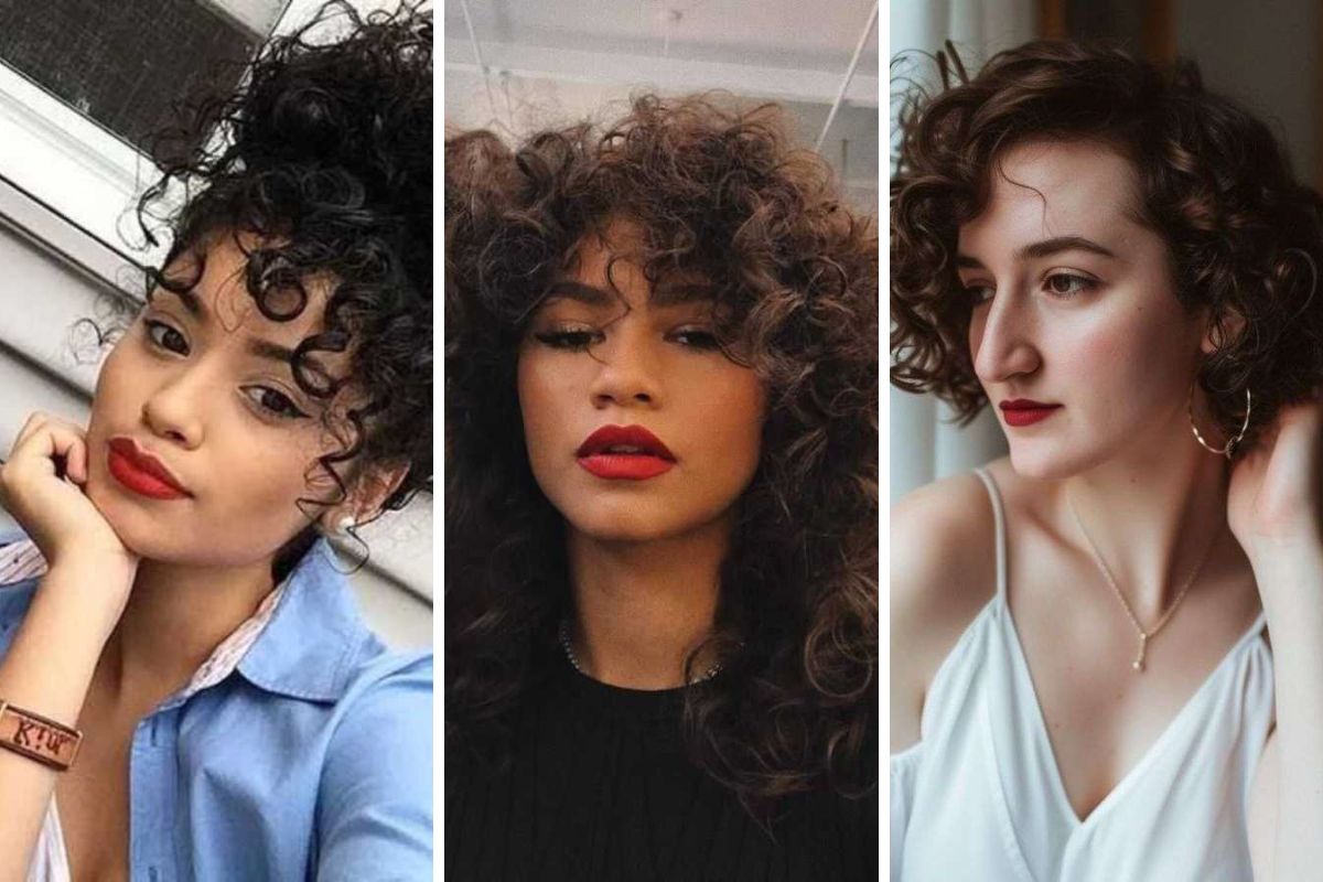 45 Captivating Chin-Length Curly Hair Styles