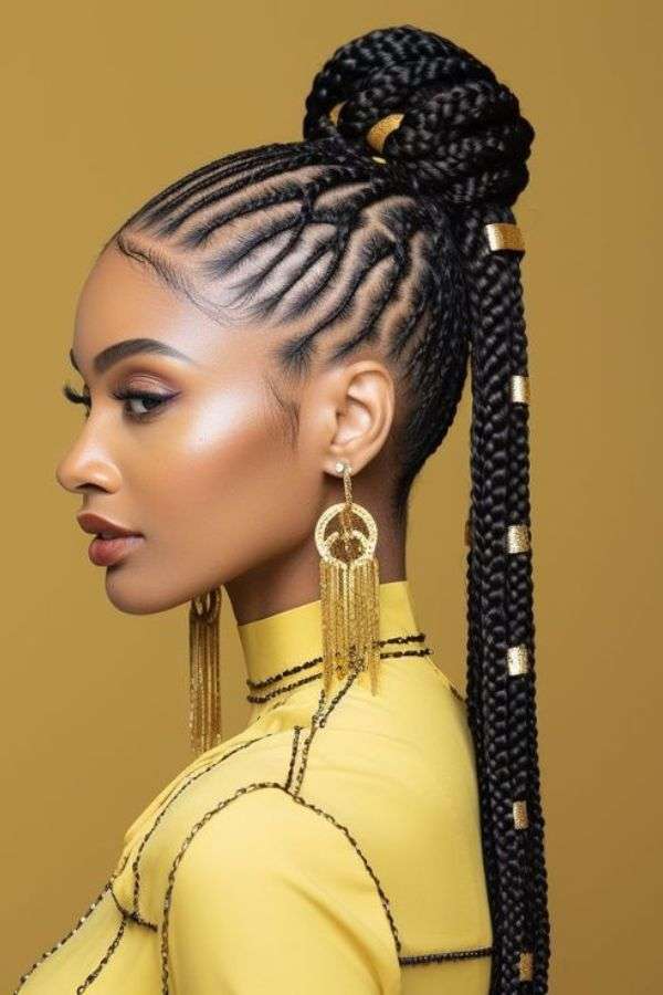 Effortless Elegance: 45 Simple Fulani Braids Hairstyles To Elevate Your ...