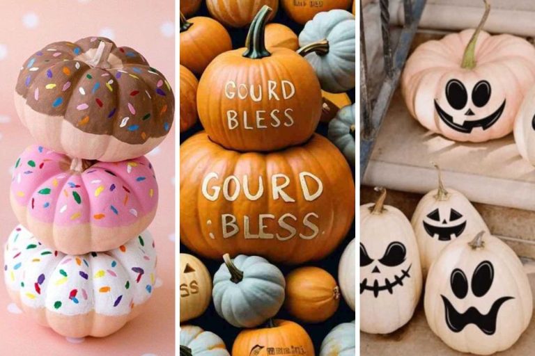 29 Adorably Spooky Mini Pumpkin Painting Ideas You Need to Try This Fall!