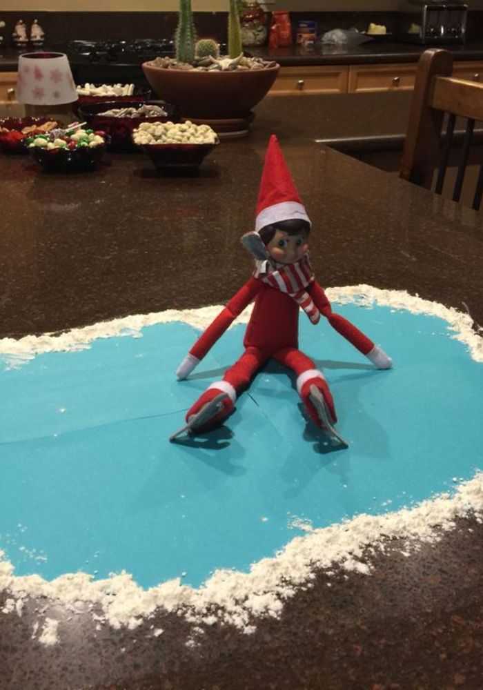 Ice Skating Elf