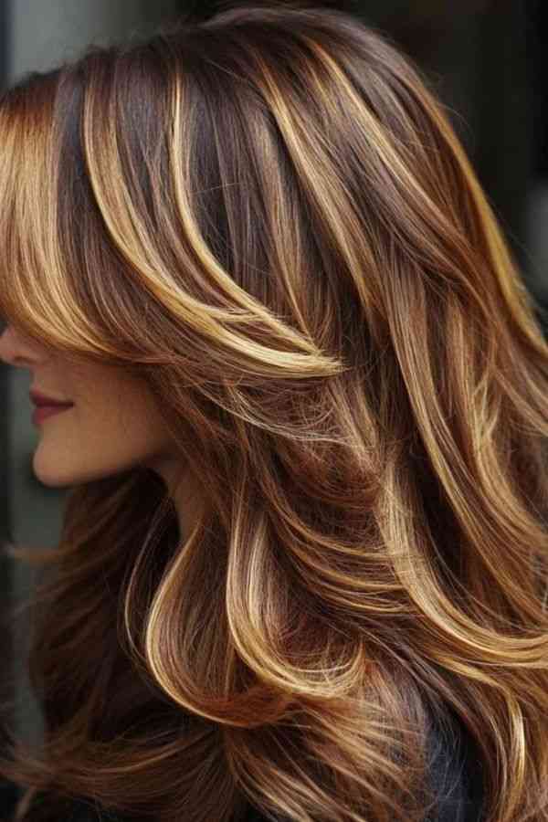 Espresso with Caramel Highlights