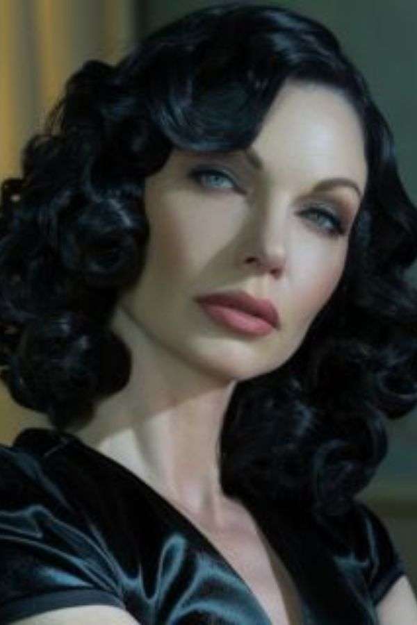 The Side-Swept Curls