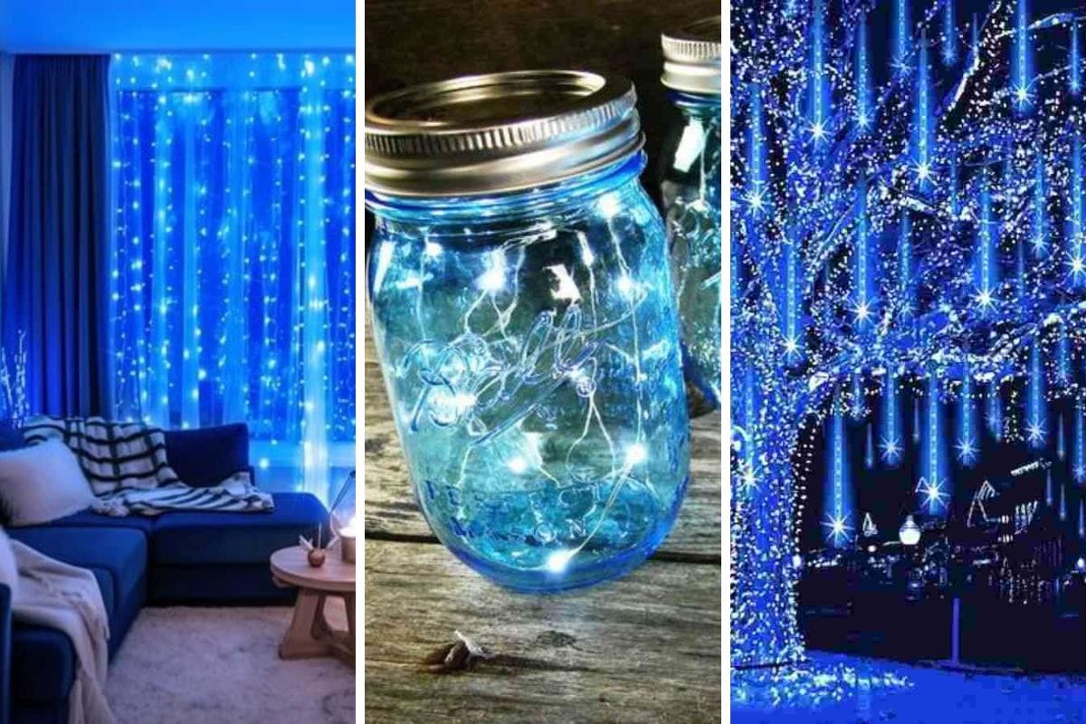 29 Stunning Blue Christmas Lights Ideas to Brighten Up Your Holidays