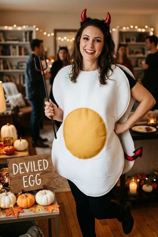 funny Deviled Egg Halloween costume