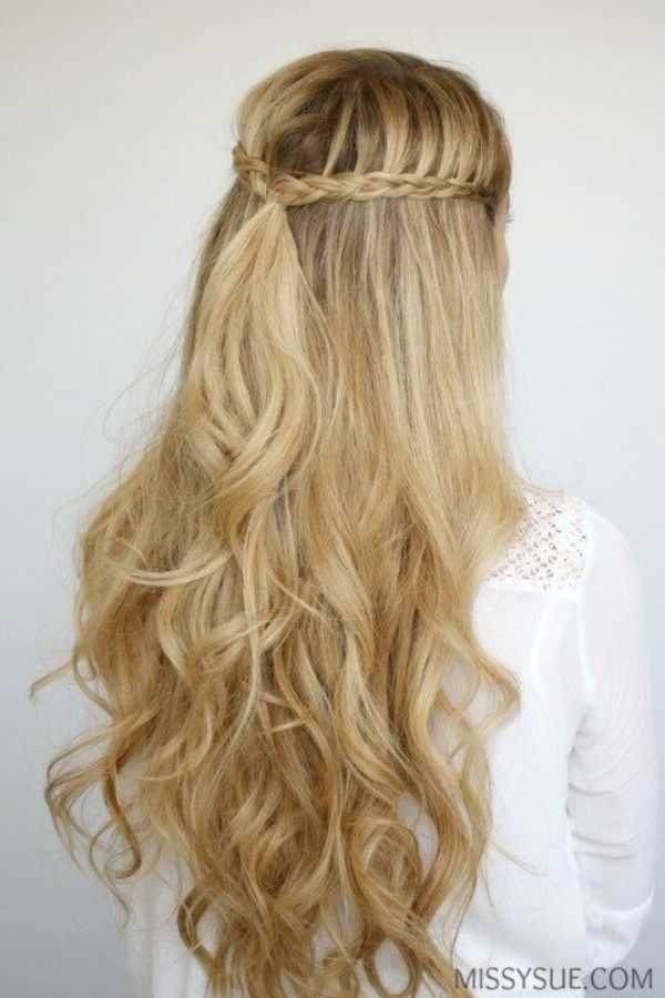 Mini Braids with Loose Waves