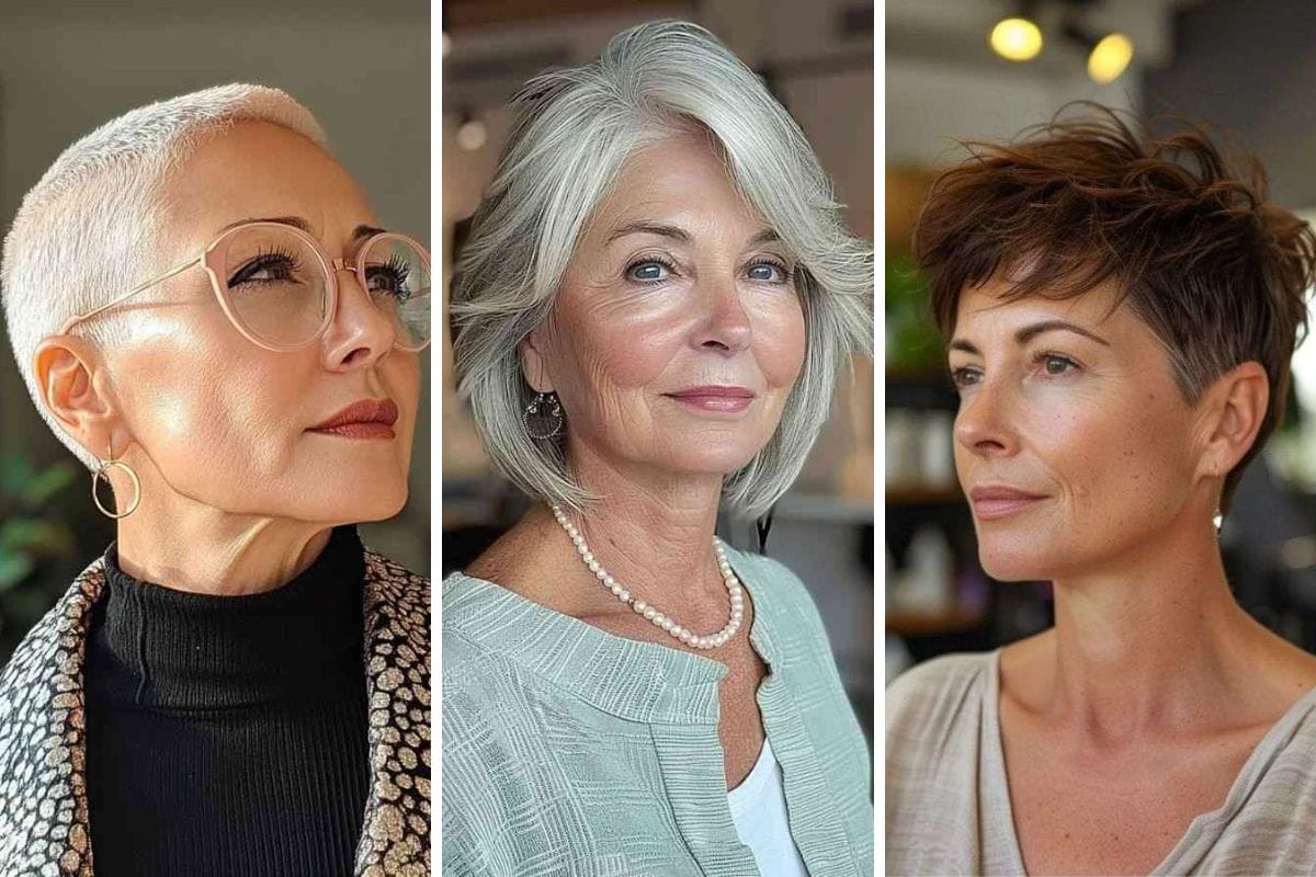 Timeless & Trendy 24 Short Hairstyle Ideas for Older Ladies