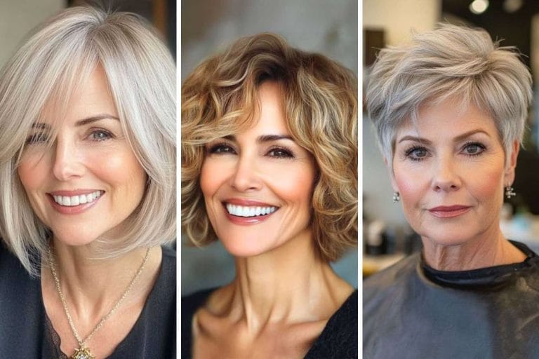 29 Short Haircuts for Thick Hair for Women Over 60
