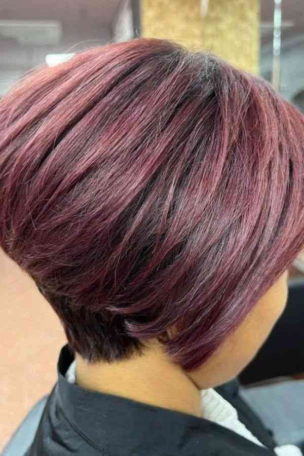 Blonde Wedge with Highlights