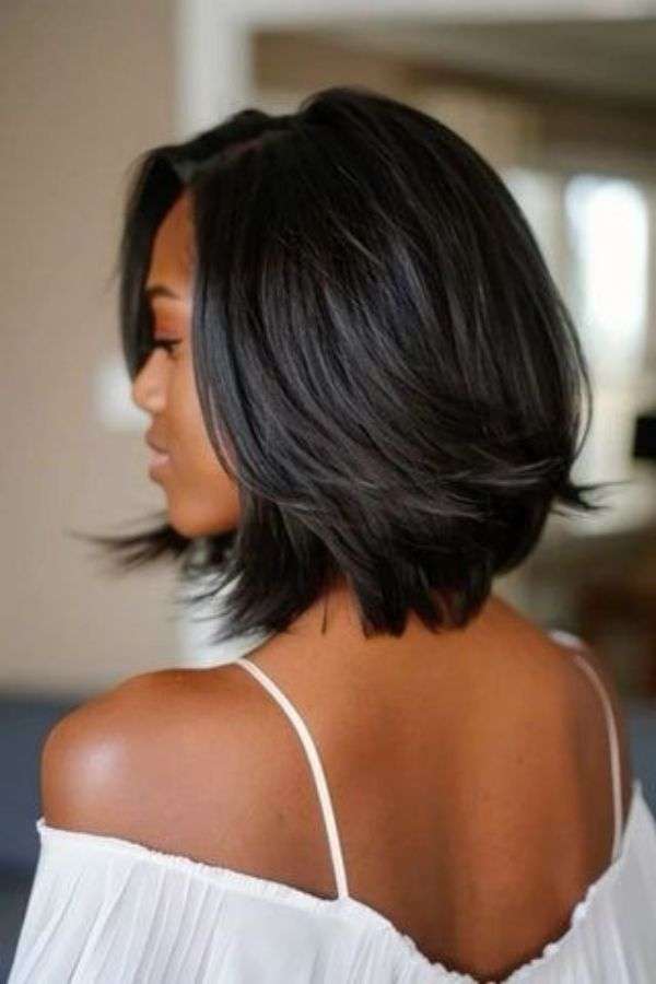 Layered Blunt Bob