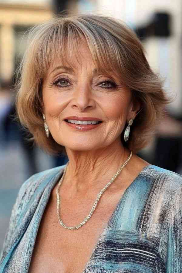 Layered Chin-Length Bob