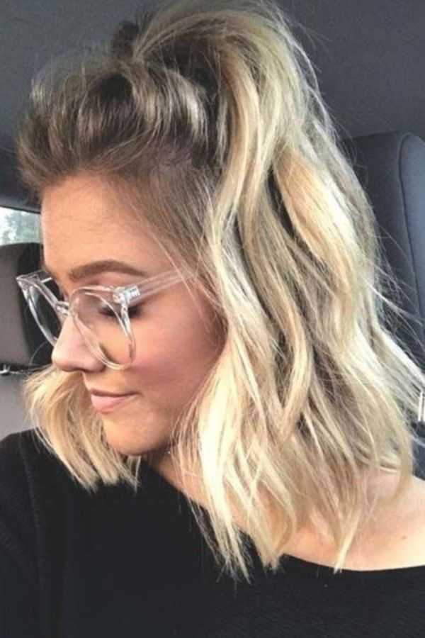 Layered Half-Ponytail