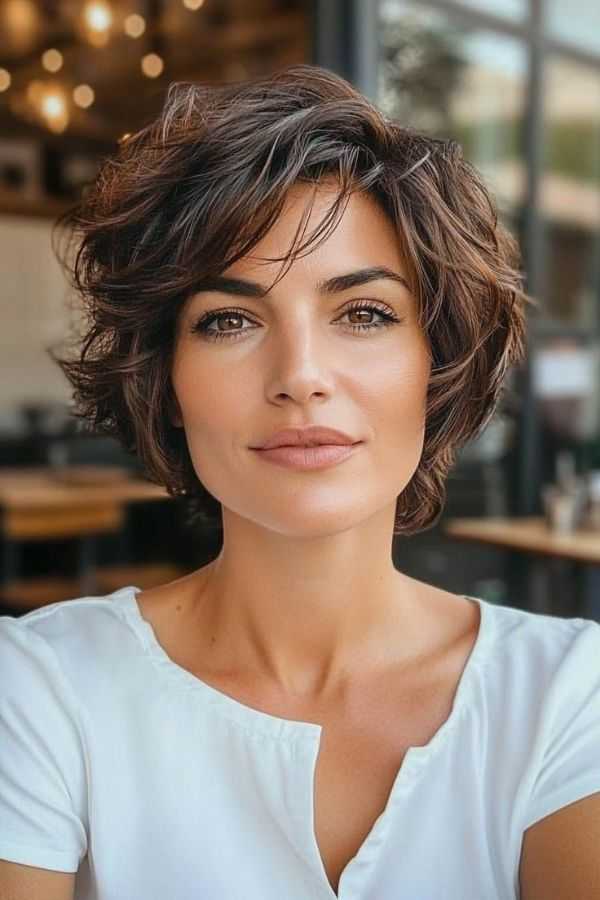 Layered Messy Bob