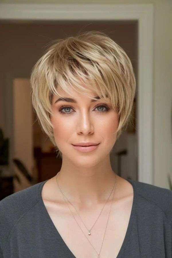 Layered Pixie with Tousled Texture