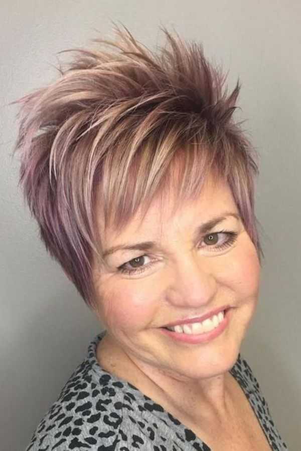 Pixie Cut with Fringed Bangs