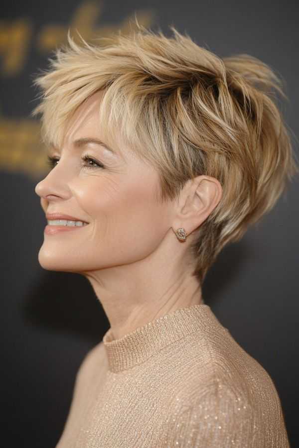 Shaggy Pixie with Soft Ombre