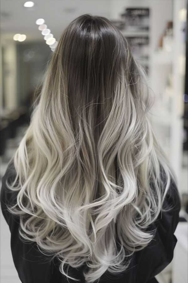 Silver Ash Blonde Ombre