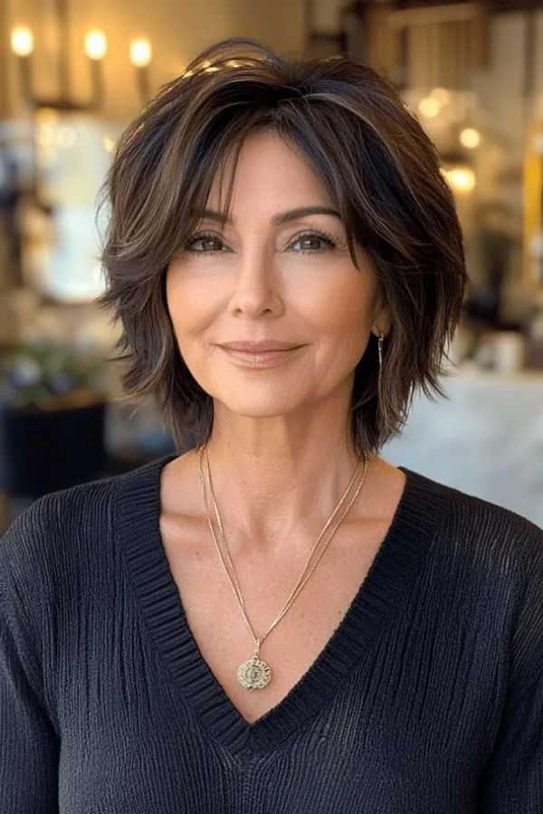 Soft Layered Lob with Curls