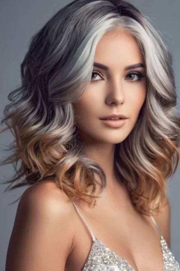 Soft Shag Cut with Ash Blonde Tones
