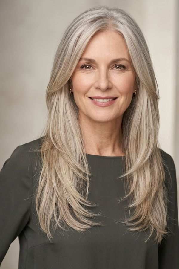 Grey-Blonde-Hair-With-Long-Layers-women-over-50