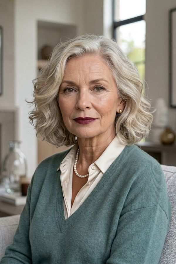 Grey-Blonde-Hair-With-Soft-Waves-women-over-50