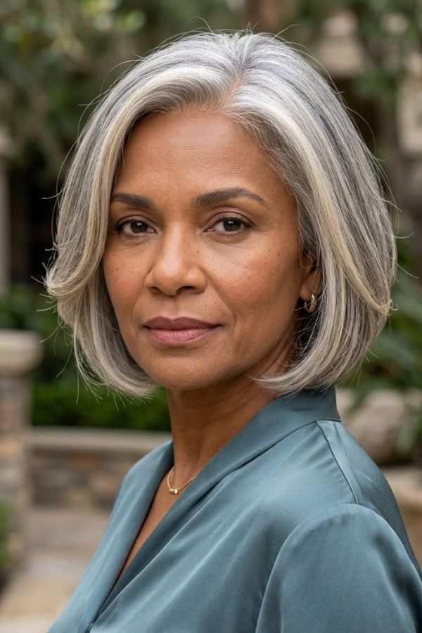 Short-Grey-Blonde-Bob-women-over-50