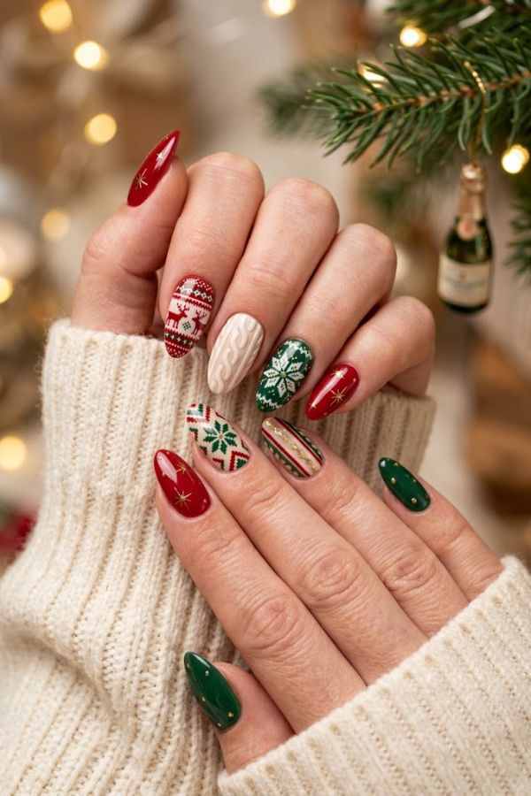 christmas-sweater-nail-art